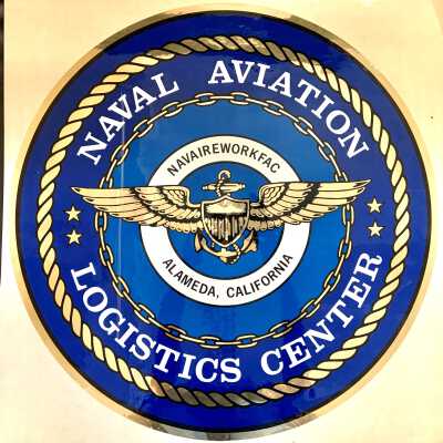 Decal of 'Naval Aviation Logistics Center', NAS, Alameda, prior 1997