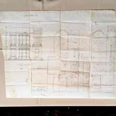 Architect's Renderings, J.W. Dawson, 1729 San Antonio, 1879