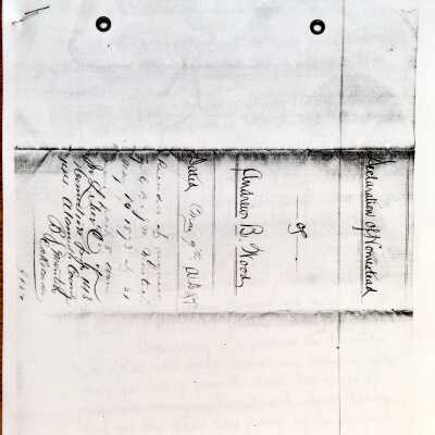 Papers relating to A. B. Woods, DDS, c. 1870s