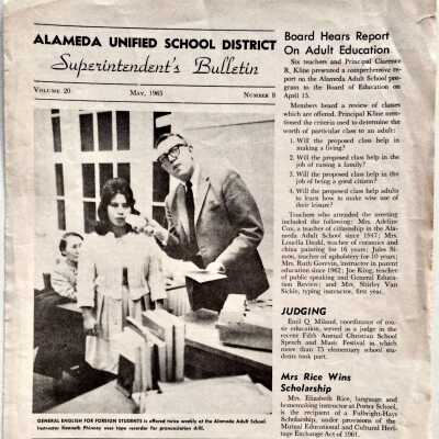 AUSD Superintendent's Bulletin for May, 1965