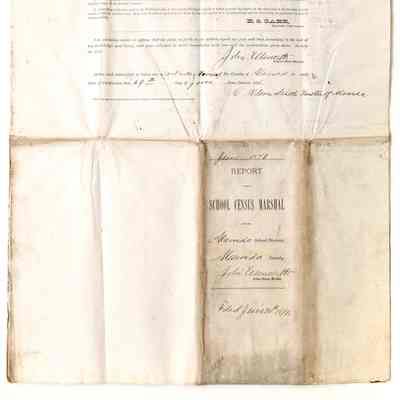 School Census Marshal's Report, 1876