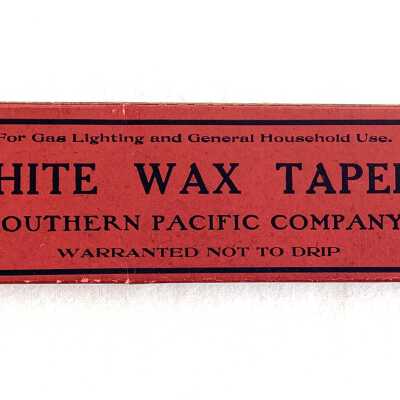 Southern Pacific Co. wax melting tapers, before 1939