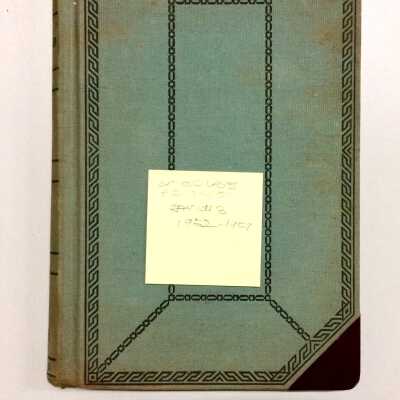 Minutes of the Catholic Ladies' Aid Society Branch No. 3, 1952-1958
