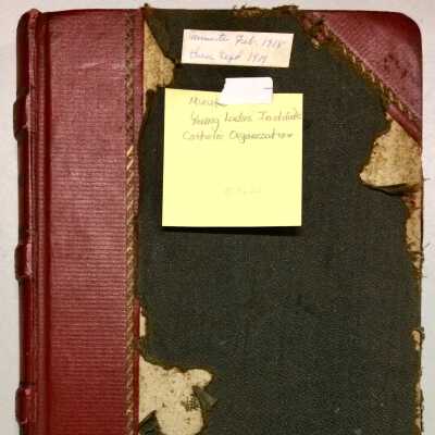 MInutes of the Catholic Young Ladies' Institute, 1918-1919