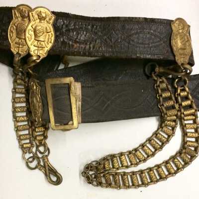 Ceremonial Belt from the Knights of Pythias Lodge, late 19th century