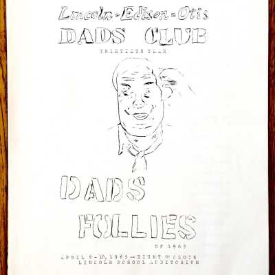 Program Dads Follies of the Dads Club, 1965