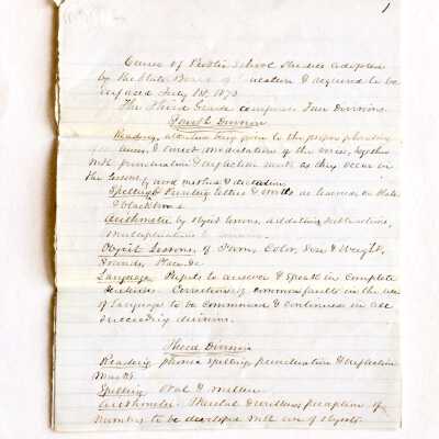 Report of studies adopted by the State Board of Education, 1873