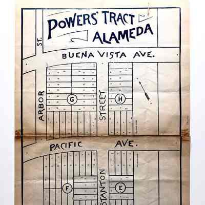 Real Estate Flyer about the Powers Tract, McClure, Fitch and Co., c. 1889-1890