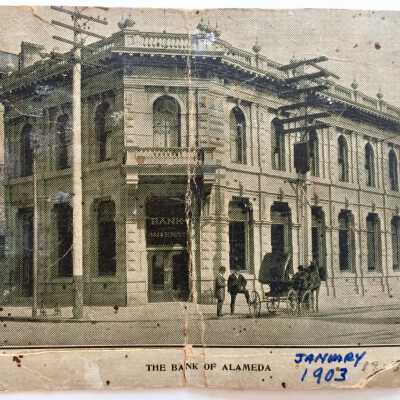 Illustration of the Bank of America, 1903
