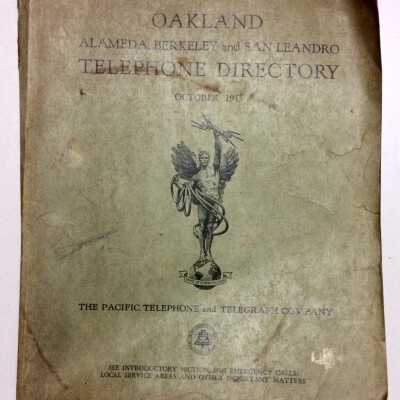 Pacific Telephone and Telegraph Co., Telephone Directory, 1943