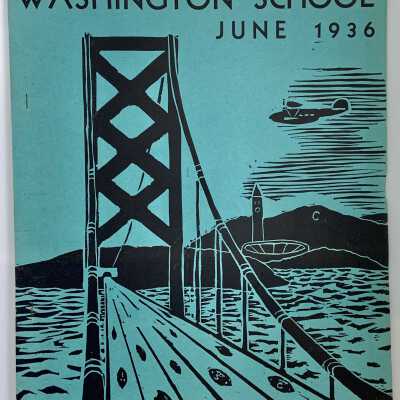 Washington School 'Green and White' Yearbook, June 1936