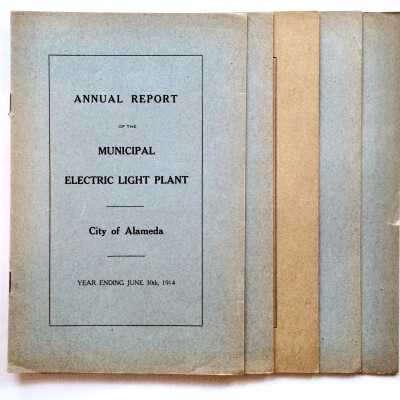 Annual Report of the Municipal Electric Light Plant, 1914