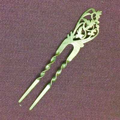 Silver hair ornament of the Martin family, c. 1920s
