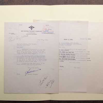 Correspondence about Key System Transit Track on Webster Street, 1926