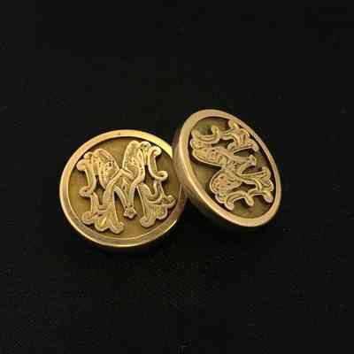 Button Cufflinks of Neil Macdonald, c. 1880s or 1890s