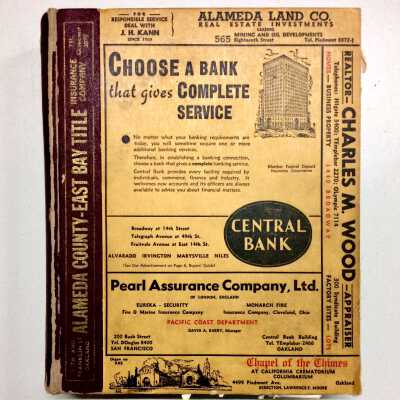 Polk's Oakland-Alameda-Berkeley City Directory for 1940