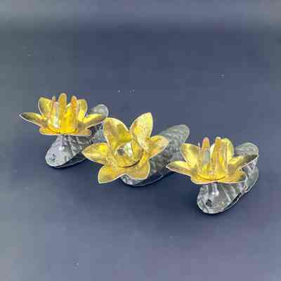 Daffodil Christmas Tree Candle Holders, c.1960-1980s