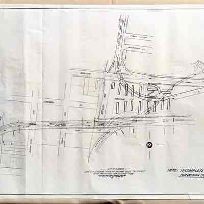 Incomplete plan of street grid leading to Atlantic Ave, prior 2008