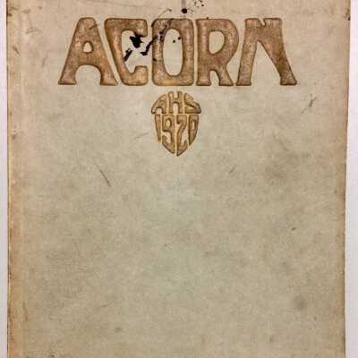 Alameda High School 'Acorn' Yearbook, 1920