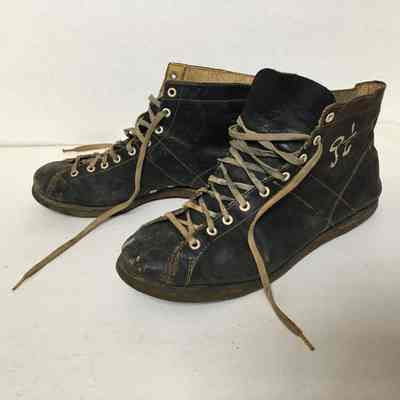 Pair of athletic shoes of Otto Rittler, 1920-1930