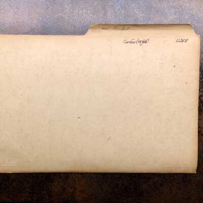 Folder with correspondence regarding curfews and bells, 1919-1920