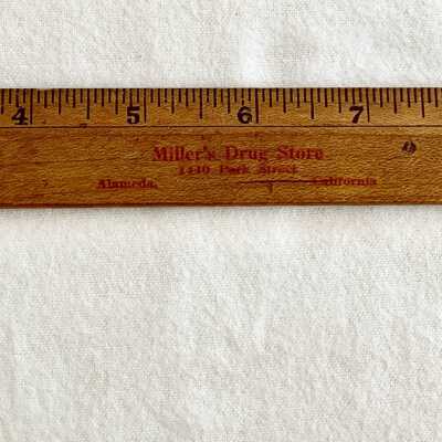 Advertising Ruler for Miller's Drug Store