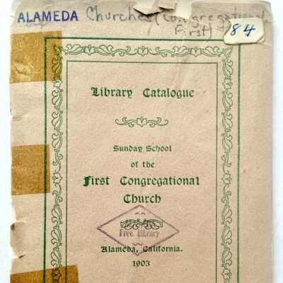 'Library Catalogue' by 'The Alameda Tidings Print', 1903