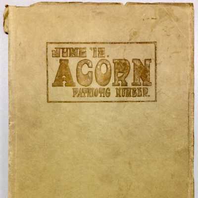 Alameda High School 'Acorn' Yearbook, Patriotic Number, 1918