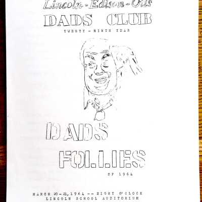 Program Dads Follies of the Dads Club, 1964