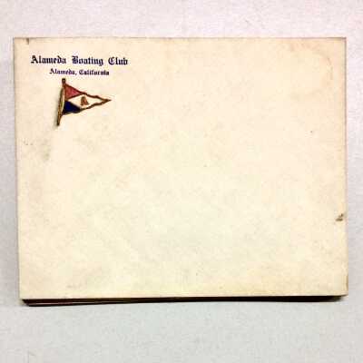Envelopes of Alameda Boating club stationery