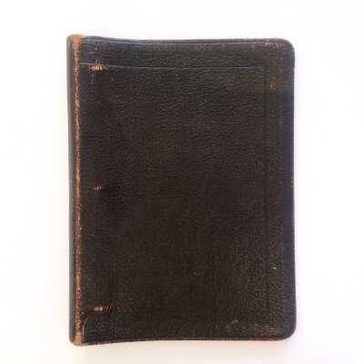 Binder of athletes and statistics, maintained by Lewis C. Jolley, prior 1957