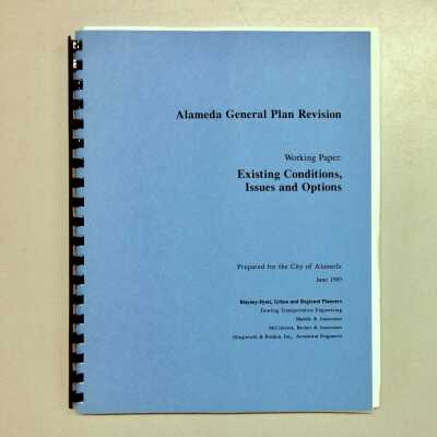 Alameda General Plan Revision, 1989