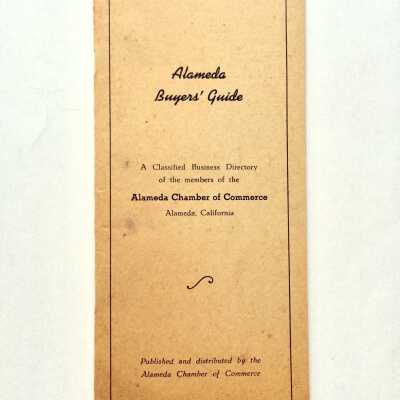 Classified business directory 'Alameda Buyers Guide', prior to 1965