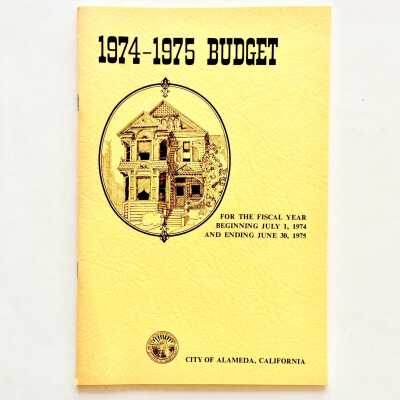 City of Alameda 1974-1975 Budget