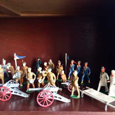 Dimestore Barclay Toy Soldiers, c. 1930s