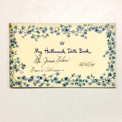 Advertising Datebook from Gadsden's Stationers, 1950