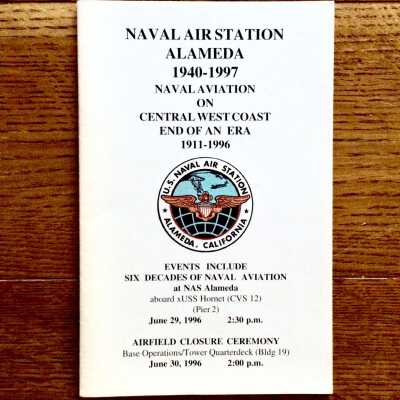 'Naval Air Station, Alameda, 1940-1997', program closure ceremony