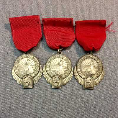 Swimming medals awarded to Thomas Fenn, 1962-1967