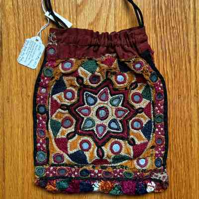 Embroidered purse from Egyptian fabric, c. 1927