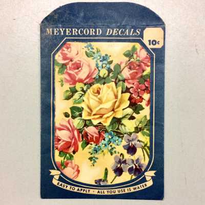 Decorative 'Meyercord Decals' of the Ekberg family, c. 1940-1950