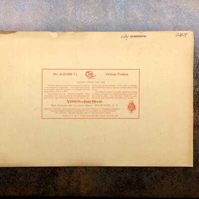 Folder about correspondence about City Insurance Renewal, 1919-1920