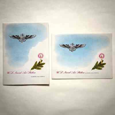 Unused Christmas Cards, US Naval Air Station, Alameda, c. 1940s