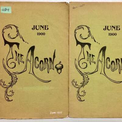 Alameda High School 'The Acorn - June 1900'