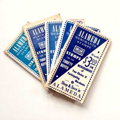 Unused Merchants Stamps booklets, 1980s-1990s