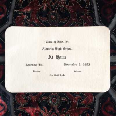 Inivtation to 'At Home' an Informal Alameda High School Dance, 1903