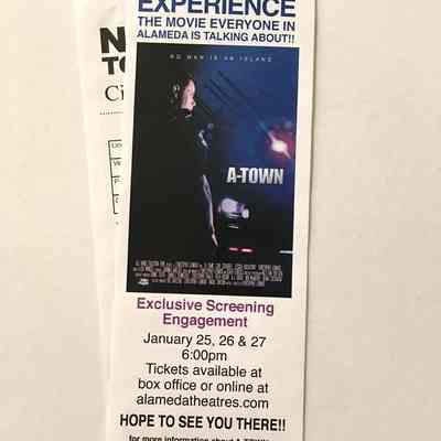 Promotional citations for screening of A-Town movie, 2011