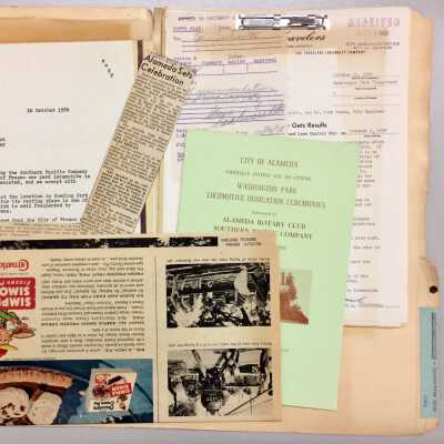 Folder of clippings regarding Washington Park, c. 1950s