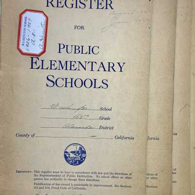 State School Register for Public Elementary Schools, Washington School, 1926-1927