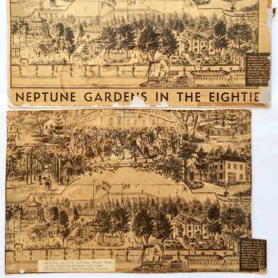 Clippings 'The Neptune Garden Pavillion and Theater', prior to 1954