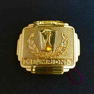 Belt Buckle awarded to James O'Brien, Champion Basketball Player, 1940